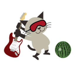 Rock'n'Cat 7 sticker #12010052