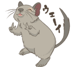 Degu's Daily Life sticker #12010392