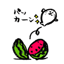 summer calligraphy pen seal life. sticker #12011251