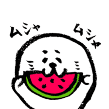 summer calligraphy pen seal life. sticker #12011252