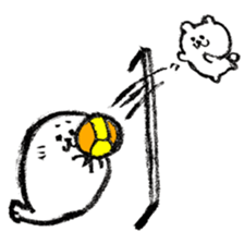 summer calligraphy pen seal life. sticker #12011257