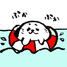 summer calligraphy pen seal life. sticker #12011258