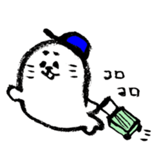 summer calligraphy pen seal life. sticker #12011262