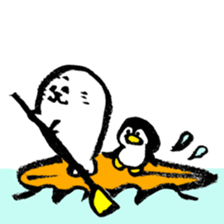 summer calligraphy pen seal life. sticker #12011267