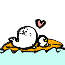 summer calligraphy pen seal life. sticker #12011269