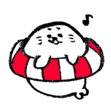 summer calligraphy pen seal life. sticker #12011278