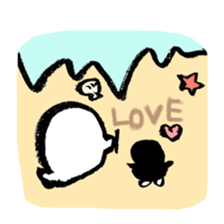 summer calligraphy pen seal life. sticker #12011280