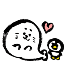 summer calligraphy pen seal life. sticker #12011282