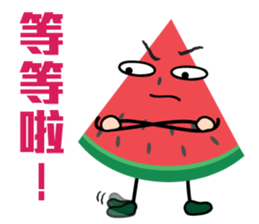 Little Watermelon again sticker #12011941
