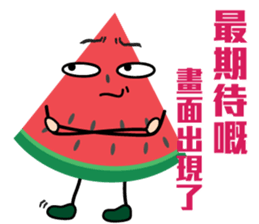 Little Watermelon again sticker #12011947