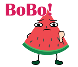 Little Watermelon again sticker #12011954