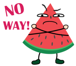 Little Watermelon again sticker #12011955