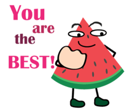 Little Watermelon again sticker #12011957