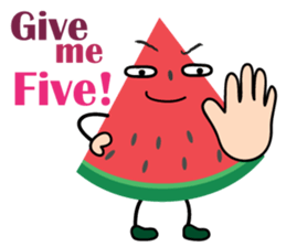 Little Watermelon again sticker #12011959