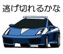 POLICE CAR sticker #12012968