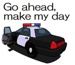 POLICE CAR sticker #12012989