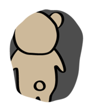 Day-to-day Friendly Bear sticker #12012991