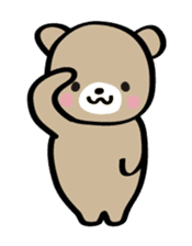 Day-to-day Friendly Bear sticker #12012993