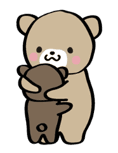 Day-to-day Friendly Bear sticker #12012998