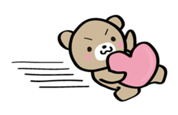 Day-to-day Friendly Bear sticker #12013002