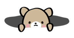 Day-to-day Friendly Bear sticker #12013006