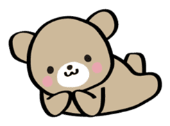 Day-to-day Friendly Bear sticker #12013009