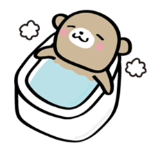 Day-to-day Friendly Bear sticker #12013011