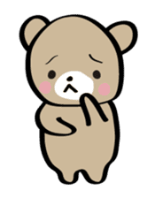 Day-to-day Friendly Bear sticker #12013017