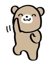 Day-to-day Friendly Bear sticker #12013018