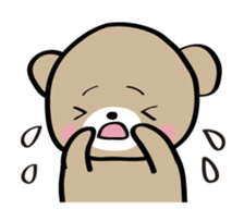 Day-to-day Friendly Bear sticker #12013019