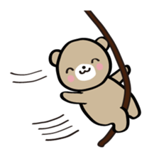 Day-to-day Friendly Bear sticker #12013023