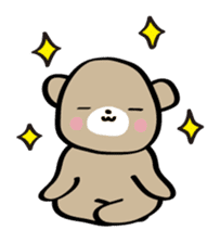 Day-to-day Friendly Bear sticker #12013025