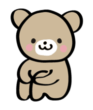 Day-to-day Friendly Bear sticker #12013027
