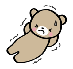 Day-to-day Friendly Bear sticker #12013028