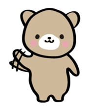 Day-to-day Friendly Bear sticker #12013029