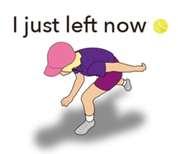 go for it! ball person sticker #12013308