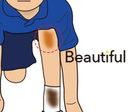 go for it! ball person sticker #12013317