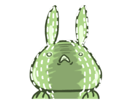 Green Little rabbit Turtle sticker #12014714