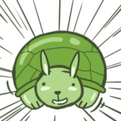 Green Little rabbit Turtle