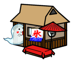 Summer tradition "cool ghost" sticker #12014772