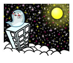 Summer tradition "cool ghost" sticker #12014784