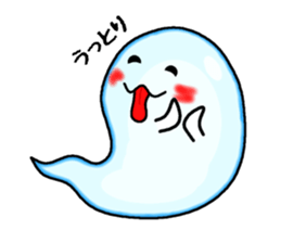 Summer tradition "cool ghost" sticker #12014785