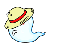 Summer tradition "cool ghost" sticker #12014797