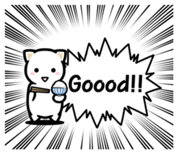 Exaggerated cats! sticker #12015746