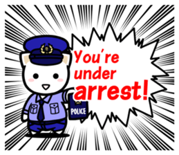 Exaggerated cats! sticker #12015751