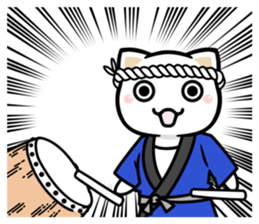 Exaggerated cats! sticker #12015766