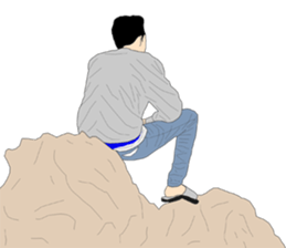 His friends Dadao sticker #12015862