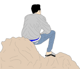 His friends Dadao sticker #12015862