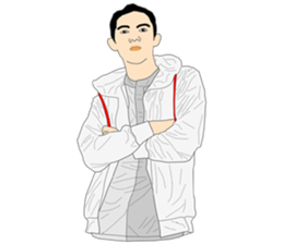 His friends Dadao sticker #12015864