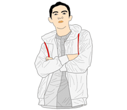 His friends Dadao sticker #12015864